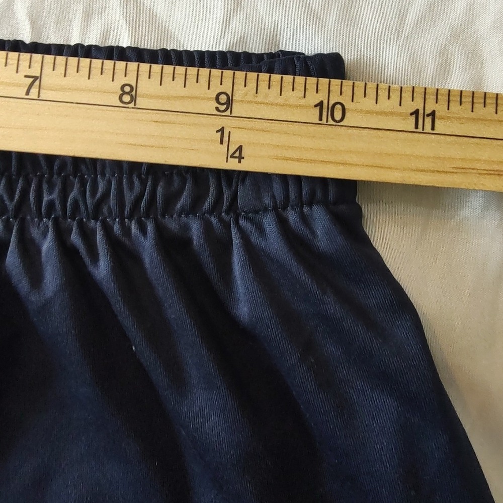 New Balance Athletic Shorts Kids Size 12 Navy Blue Good‎ Elastic Waist Logo